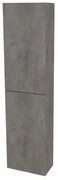 Mereo, Mereo Aira, kúpeľňová skrinka 170 cm vysoká, pravé otváranie, Multidecor, Betón tmavosivý, MER-CN794PNBET2