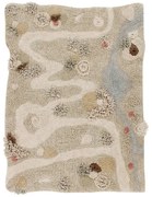 Béžový bavlnený detský hrací koberec 120x160 cm Path of Nature – Lorena Canals