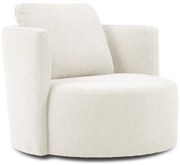 Biele otočné kreslo Interieurs 86 Nael
