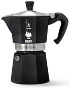 Kávovar na moka kávu Bialetti Moka Express, 190 ml, čierny