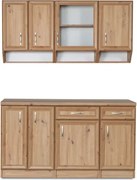 Kuchynská linka Diana 150 Ramiak, Artisan/Artisan (doska Artisan/U3 satyna)