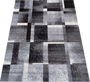 DY Sivý koberec s geometrickým vzorom Otto 09 Rozmer: 120x170 cm