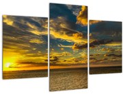 Západ slnka na mori (90x60 cm)