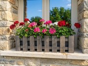 AMADEA Drevený obal s hrantíkom tmavý, 62x21x18cm Český výrobok