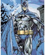 Maľovanie podľa čísel bez rámu BATMAN 40x50 cm