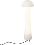 Stojaca vonkajšia lampa biela 80 cm vrátane LED IP44 - Fungi