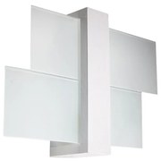 Sollux SL.0079 - Nástenné svietidlo FENIKS 1 1xE27/60W/230V biela