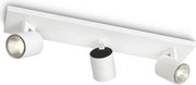 Philips 53093/31/12 - Bodové svietidlo MYLIVING RUNNER 3xGU10/20W/230V