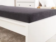 Froté plachta do detskej postieľky EXCLUSIVE 60x120 cm antracitová