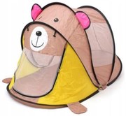 eCa Detský stan vo tvare medveďa ružový
