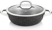 TESCOMA panvica hlboká PRESIDENT Stone s pokrievkou ø 24 cm , 24 cm