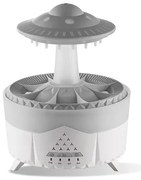 Aromaterapeutický zvlhčovač a difusér UFO Raindrop s LED lampou