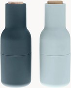 Mlynčeky na soľ a korenie's vrchnákmi z bukového dreva Bottle Grinder, 2 ks