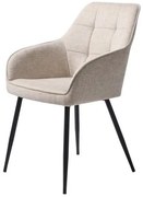 Jedálenská stolička Unique Furniture NOLAN béžová látka 50800000