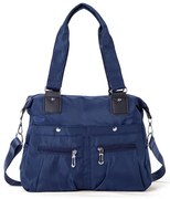 Dámska cestovná kabelka tmavo modrá