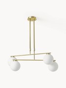 Závesné svietidlo z opálového skla Atlanta