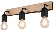Osvetlenie Trio Arturo 45x12 cm kov drevo TR284470332