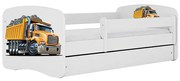 Detská Posteľ. Babydreams+Sz+M biela 70x140 - Nákladné auto