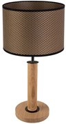 Spot-Light 7017400711551 - Stolná lampa BENITA 1xE27/60W/230V dub