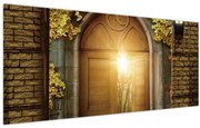 Obraz - Brána v lese (120x50 cm)
