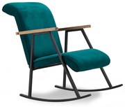 Houpací křeslo YOKA 55 cm petrolejové