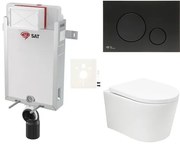 Závesný WC set na zamurovanie SAT BREVIS SIKOSZBRTOR68