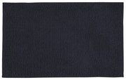 Tmavomodrá textilná kúpeľňová predložka 50x80 cm Chenille – Allstar