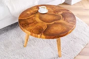 Dizajnový konferenčný stolík z masívu Mosaic teak 60cm