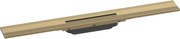 Hansgrohe RainDrain Flex, vrchná sada sprchového žľabu 700, skracovateľný, pre inštaláciu ku stene, kartáčovaný bronz, HAN-56050140