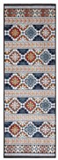 Behúň Plaza Aster Navy – na von aj na doma, 80x230, viacfarebná, chodba / predsieň, Flair Rugs