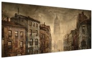 Obraz - Maľba mesta (120x50 cm)