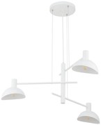 Luster na lanku ARTIS 3xE14/40W/230V biela
