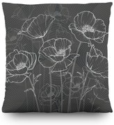 Vankúšik Sivé maky, 45 x 45 cm