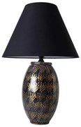 Stolná lampa RAMZES 1xE27/40W/230V čierna