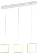 Závesné LED svietidlo Dixon, 3x LED 21w, 4000k, ch