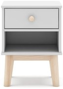 Biely detský nočný stolík Esteban - Marckeric