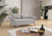 XXXLutz 2,5-MIESTNA POHOVKA, textil, strieborná Sit & More - Sedačky - 00014401186D