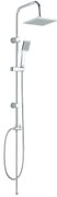 Kuchinox Hiro, sprchový stĺp s hlavovou a ručnou sprchovou hlavicou, chrómová, LAV-PKH_00KX