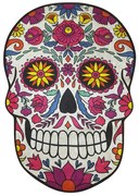 Kúpeľňová predložka LEBKA 100x200 cm viacfarebná