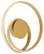 Redo 01-4355 - LED stmievateľné nástenné svietidlo TORSION LED/30W/230V zlaté