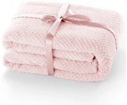 Púdrovoružová deka z mikrovlákna DecoKing Henry, 220 x 240 cm