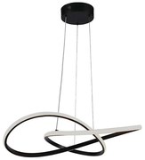 V-Tac LED Luster na lanku LED/20W/230V 3000K čierna 8012