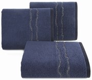 BAVLNENÝ UTERÁK KARIN 50X90 CM TMAVOMODRÁ