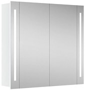 Riva Zrkadlová skrinka s LED osvetlením Hydra, 75 × 80 × 17 cm