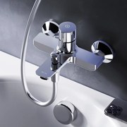 Vaňová a sprchová batéria AM.PM X-Joy FXT10500 TouchReel, jednopáková, chróm