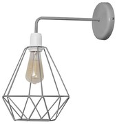 Nástenné svietidlo KARO 1xE27/15W/230V šedá