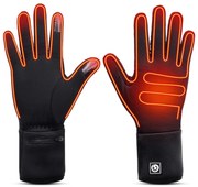 Bezdoteku Vyhrievané rukavice na prechádzky unisex čierne Savior veľ. XL/XXL