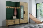 Predsieňový nábytok Roj 21 craft + Kronos 19 zelená