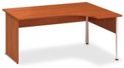 Ergonomický stôl ProOffice A 180 x 120/80 cm, pravý, čerešňa