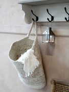 Prírodný jutový kôš na zavesenie Billbo - 35*54 cm